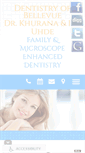 Mobile Screenshot of dentistryofbellevue.com